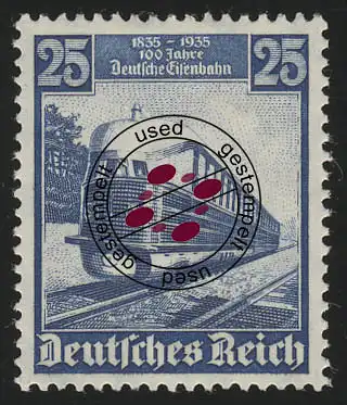582 Chemins de fer allemands 25 Pf O