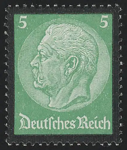 549 Hindenburg Trauerrand 5 Pf, postfrisch **