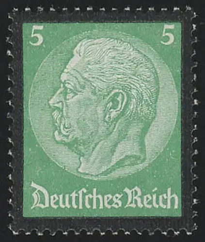 549 Hindenburg Trauerrand 5 Pf, postfrisch **