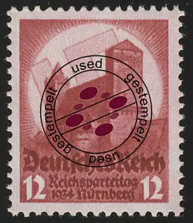 547 Congrès de Nuremberg 12 Pf O