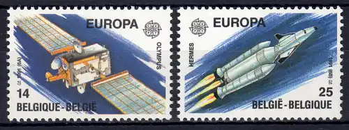 Union européenne 1991 Belgique 2458-2459, taux ** / NHM