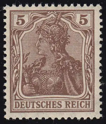 140b Germania 5 Pf ** post-fraise