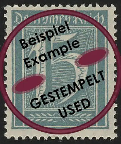 160 Marque libre chiffre 15 Pf Wz 1