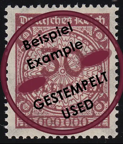 Ronde 320AW avec motif de rosettes de 30 millions de m (tamponné O), testé