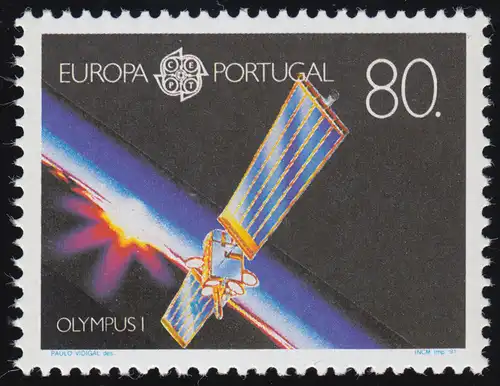 Europaunion 1991 Portugal 1863, Marke ** / MNH aus Block 78