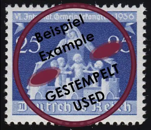 620 Gemeindekongress 25 Pf, gestempelt O