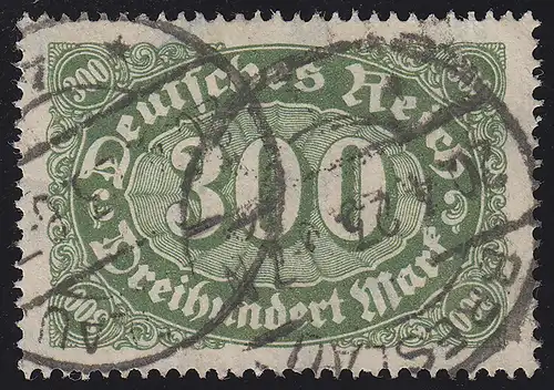 249 Ziffern im Oval 300 M O