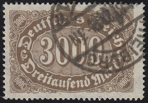 254b Ziffern im Oval 3000 M O geprüft