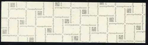 Carnet de marque 6y Reine Juliane 1972, Tarifs, croix ci-dessus, PB 6-f, **