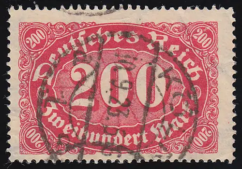 248a chiffres vérifiés dans l'oval 200 M O