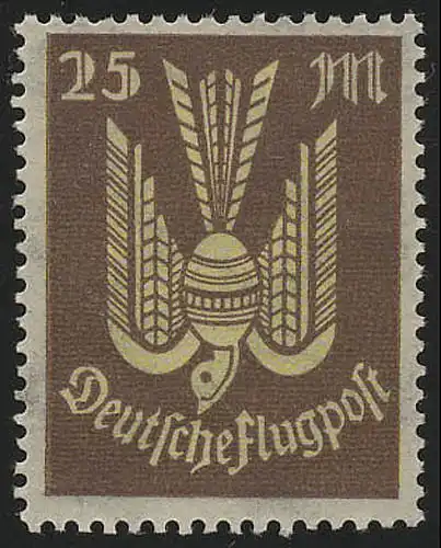 236 Flugpostmarken Holztaube 25 M ** postfrisch