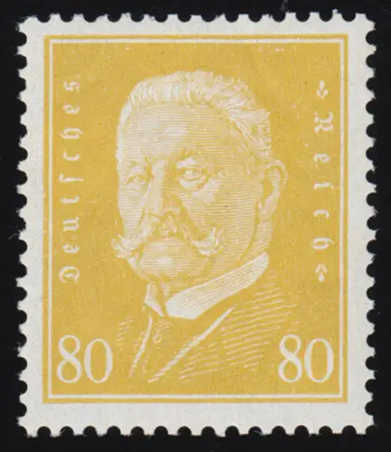 437 Président du Reich 80 Pf ** examiné