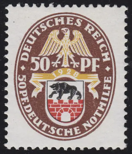 429Y Nothilfe Wappen Anhalt 50+50 Pf, postfrisch **