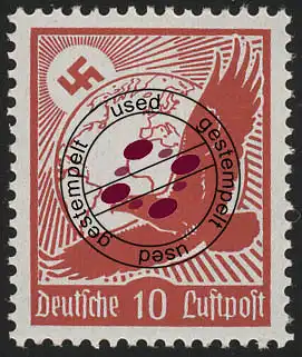 530x timbre postal 1934 10 Pf O