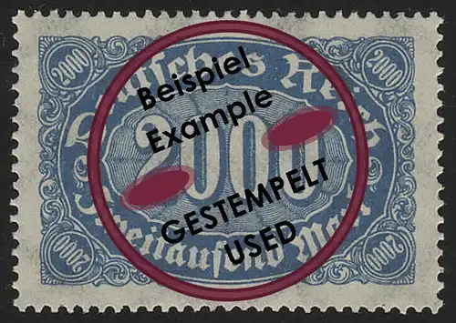 253a Ziffern im Oval 2000 M O gestempelt