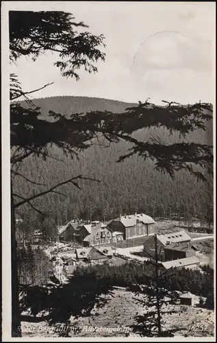 AK Schreiber's Schutzhaus Roter Berg Altvatergebirge, THOMASDORF/FREIWALD 3.8.42