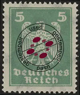356X Aigle du Reich 5 Pfennig O