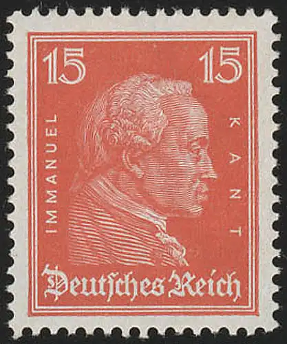391 têtes célèbre allemand 15 Pf Kant **
