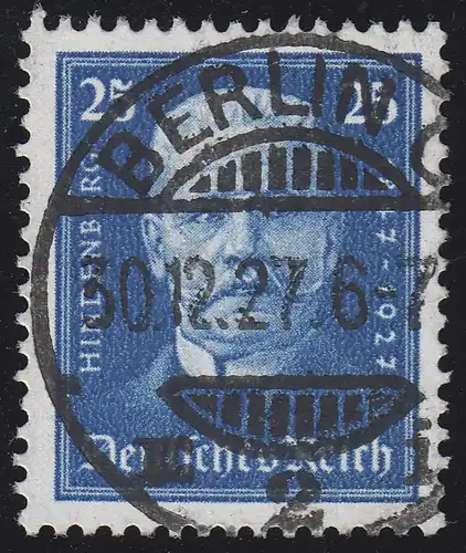 405 Aide d'urgence Hindenburg 25 (+25 Pf) O