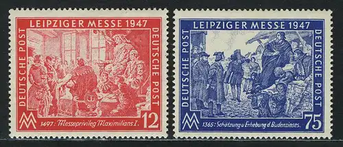 965-966 Leipziger Herbstmesse 1947, Satz postfrisch **