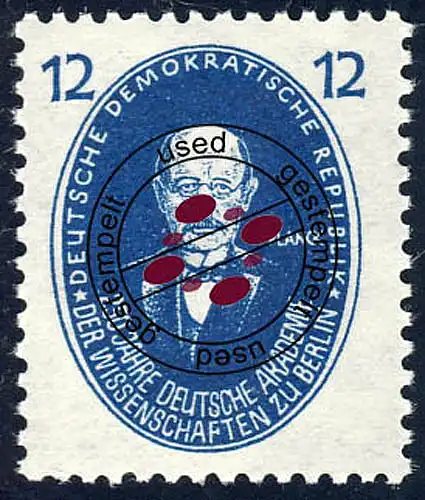 266 Akademie der Wissenschaften 12 Pf O