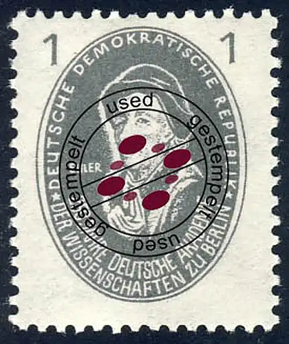 261 Akademie der Wissenschaften 1 Pf O