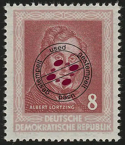 309 YI Maintenance 8 Pf Albert Lortzing Wz.2 Yl O