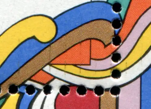 Bloc 35 enfants avec PLF traits verticaux sur la marque en bas à droite, **