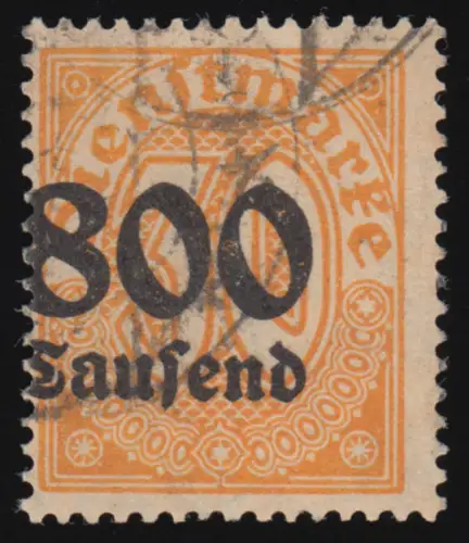 95Y marque de service 800 mille sur 30 pf. WZ 1, cacheté O, BPP+INFLA-vérifié