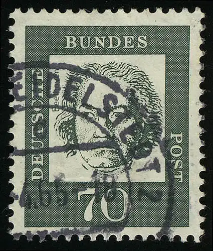 358yb Bedeutende Deutsche 70 Pf Ludwig van Beethoven O