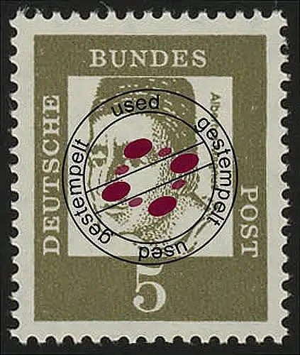 347x (sans fluo) Allemands importants 5 Pf Albertus Magnus O