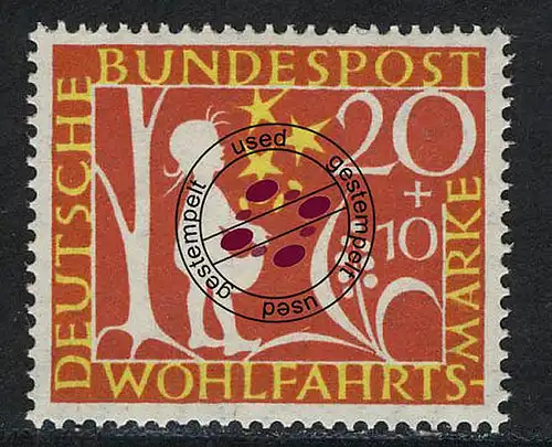 324 Frères bien-être Grimm 20+10 Pf Sterntaler O