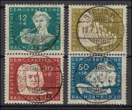 256-259 Bach 1950 - Ensemble avec des points d'expédition-Temple complet BERLIN W 8 b 19.7.50