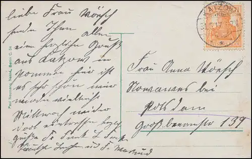 AK Berlin Tauentzienstraße avec l'église du Souvenir de l 'empereur Wilhelm, KATZOW 31.5.17