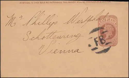 Royaume-Uni Streifband S 7 Viktoria rouille temple " FB " après Schottenring/Wien