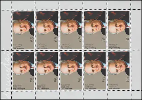 2528 Tod von Johannes Rau - 10er-Bogen ** postfrisch