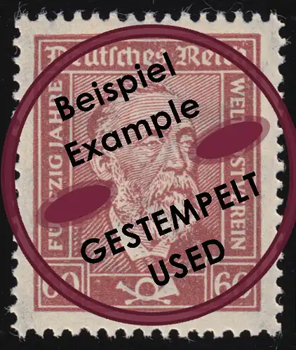 362 x Heinrich von Stephan, 60 Pf O