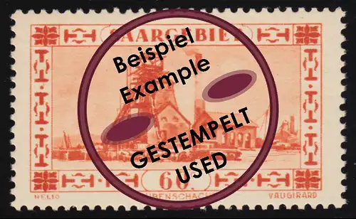 Zone de Sarre 143 Paysage 60 cents Tamponné