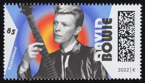 3661 David Bowie, ZEHN gültige Briefmarken postfrisch ** / MNH