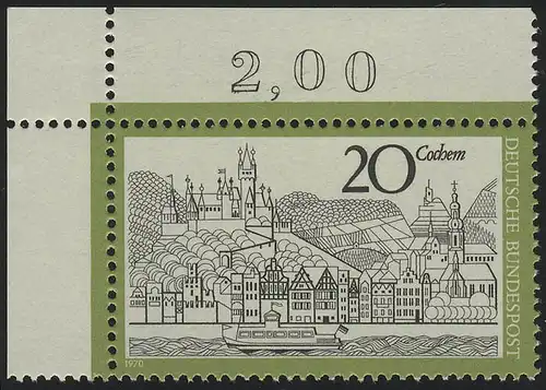 649 Tourisme Cochem, frais de port ** coin o.l.