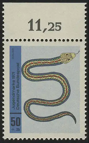 663 Jeunes Dessins pour enfants 50+25 Pf serpent ** Oberrand