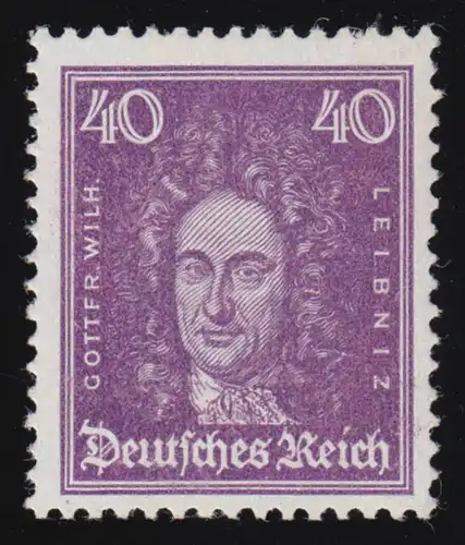 395 Köpfe berühmter Deutscher 40 Pf Leibniz ** postfrisch