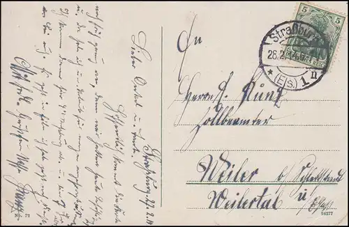 AK Strasbourg / Strasbourg - Stades de colle avec Synagogue, Strasbourg (Els.) 28.2.14