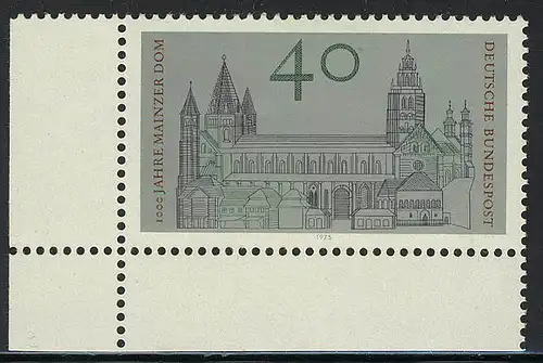 845 Mainzer Dom ** Coin et l.