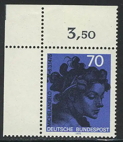 833 Michel-Ange ** Coin o.l.
