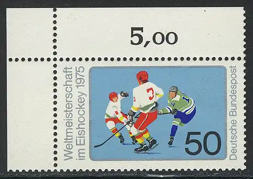 835 Championnat du monde de hockey sur glace ** Coin o.l.