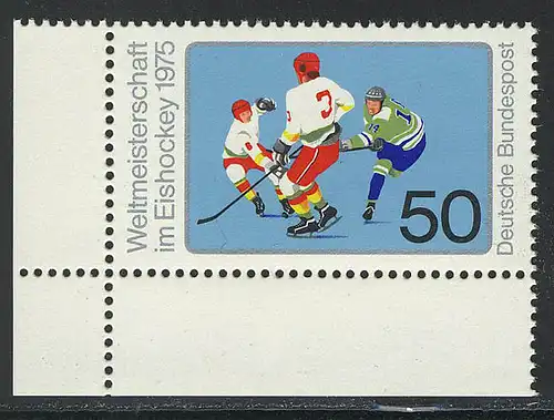 835 Championnat du monde de hockey sur glace ** Coin et l.
