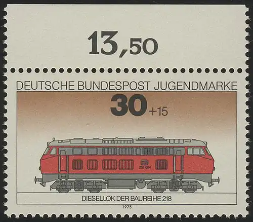 836 jeunes locomotives 30+15 Pf ** Oberrand