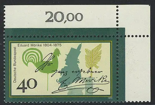 842 Eduard Mörike ** Coin o.r.