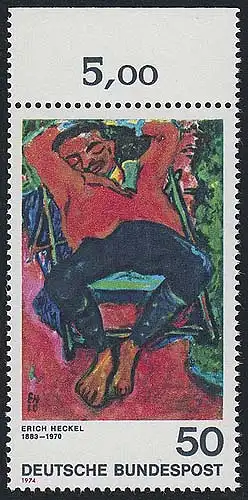 817 Expressionnisme 50 Pf Heckel ** Oberrand